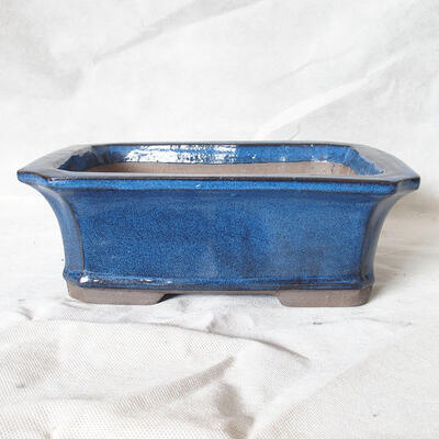 Bonsai bowl 28 x 23 x 10 cm, color blue - 1