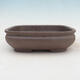 Bonsai bowl 24 x 24 x 7 cm, natural color - 1/7