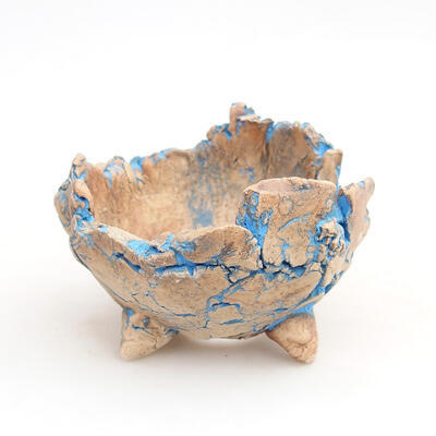 Ceramic Shell 8 x 8 x 6 cm, gray-blue color - 1