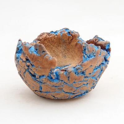 Ceramic Shell 8.5 x 8 x 6 cm, gray-blue color - 1