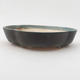 Ceramic bonsai bowl 22 x 19.5 x 5 cm, color green - 1/3