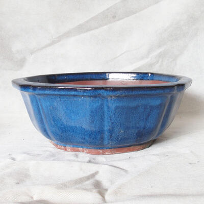 Bonsai bowl 36 x 36 x 13 cm, color blue - 1