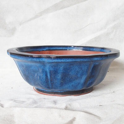 Bonsai bowl 29 x 29 x 10 cm, color blue - 1