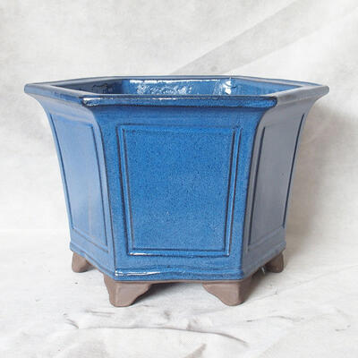 Bonsai bowl 40 x 35 x 26 cm, color blue - 1