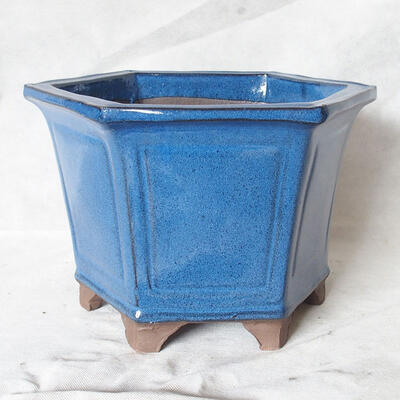 Bonsai bowl 32 x 29 x 21 cm, color blue - 1