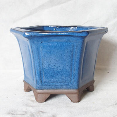 Bonsai bowl 25 x 23 x 17 cm, color blue - 1