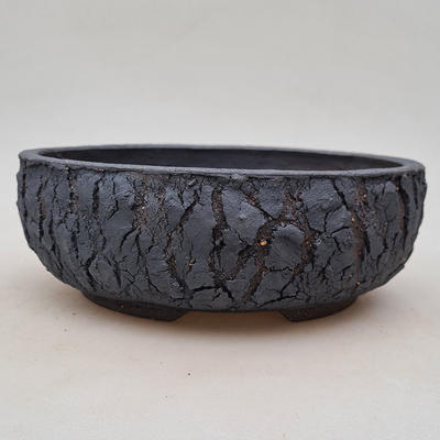 Ceramic bonsai bowl 21 x 21 x 7.5 cm, cracked color - 1