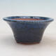 Bonsai bowl 15 x 15 x 7 cm, color blue - 1/6
