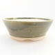 Ceramic bonsai bowl 12 x 12 x 4.5 cm, color green - 1/3