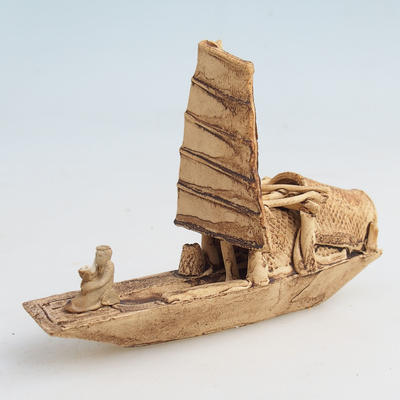 Ceramic figurine - ship - 1