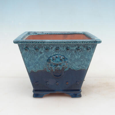 Bonsai bowl 20 x 20 x 15.5 cm, color blue - 1