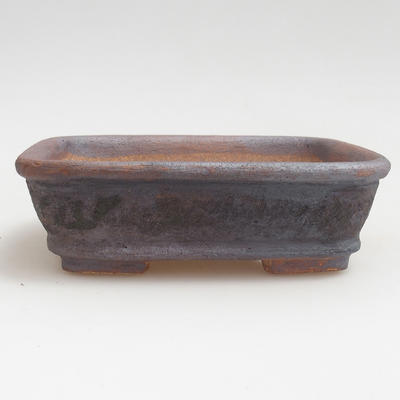 Ceramic bonsai bowl 15 x 13 x 4,5 cm, color brown - 1