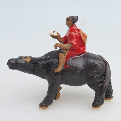 Ceramic figurine - buffalo - 1