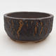 Ceramic bonsai bowl 14 x 14 x 6.5 cm, color cracked - 1/4