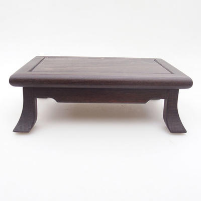 Wooden table under bonsai brown 17 x 11,5 x 5 cm - 1