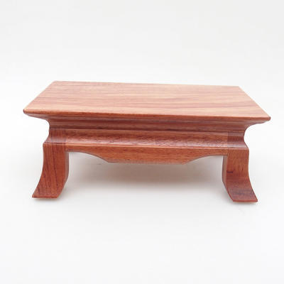 Wooden table under bonsai light-brown 17 x 11 x 6 cm - 1
