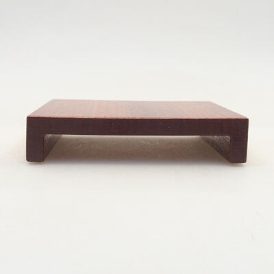 Wooden table under the bonsai brown 8 x 6 x 1.5 cm - 1