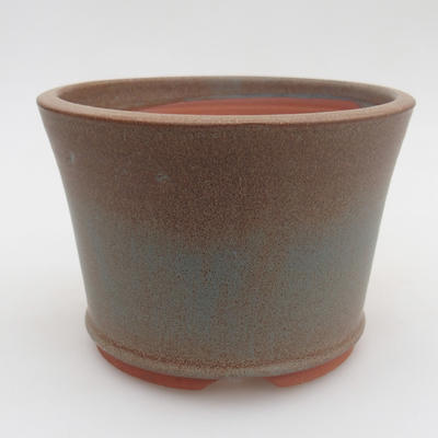 Ceramic bonsai bowl 11,5 x 11,5 x, 5 cm, color blue - 1