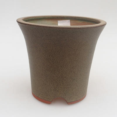 Ceramic bonsai bowl 13 x 13 x 12 cm, color gray - 1