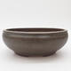 Ceramic bonsai bowl 20 x 20 x 7 cm, color green - 1/3