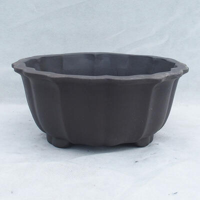 Bonsai bowl 30 x 30 x 13 cm, gray color - 1