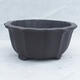 Bonsai bowl 23 x 23 x 11 cm, gray color - 1/7