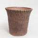 Ceramic bonsai bowl 14 x 14 x 14 cm, brown-green color - 1/4