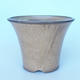 Ceramic bonsai bowl 27 x 27 x 21 cm color beige-beige - 1/3
