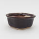 Mini bonsai bowl 6 x 5 x 2,5 cm, color brown - 1/3