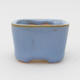 Mini bonsai bowl 3,5 x 3,5 x 2,5 cm, color blue - 1/3
