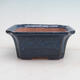Bonsai bowl 14 x 12 x 6 x cm, color blue - 1/6