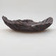 Ceramic bonsai bowl 17 x 11 x 5 cm, gray color - 2nd quality - 1/3