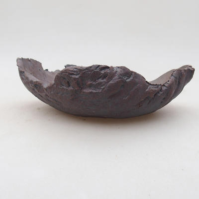 Ceramic bonsai bowl 16 x 12 x 4.5 cm, gray color - 2nd quality - 1