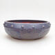 Ceramic bonsai bowl 19.5 x 19.5 x 7.5 cm, color blue - 1/3