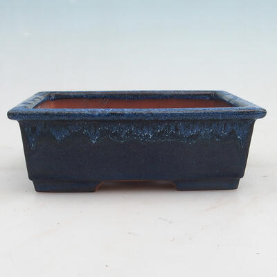 Bonsai bowl 17 x 13 x 6 cm, color blue - 1