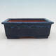 Bonsai bowl 17 x 13 x 6 cm, color blue - 1/6