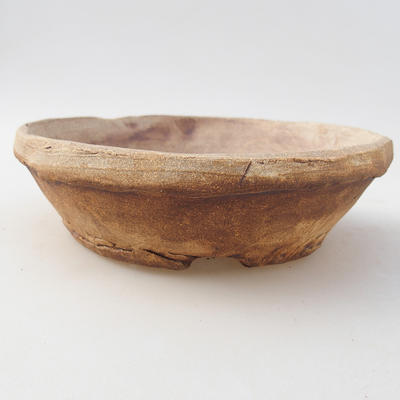 Ceramic bonsai bowl 16 x 16 x 5 cm, gray color - 2nd quality - 1