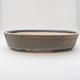 Bonsai bowl 38 x 30.5 x 8.5 cm, color gray-brown - 1/3