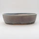 Bonsai bowl 31 x 23.5 x 8.5 cm, gray color - 1/3