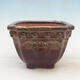 Bonsai bowl 21 x 21 x 15.5 cm, color brown - 1/7