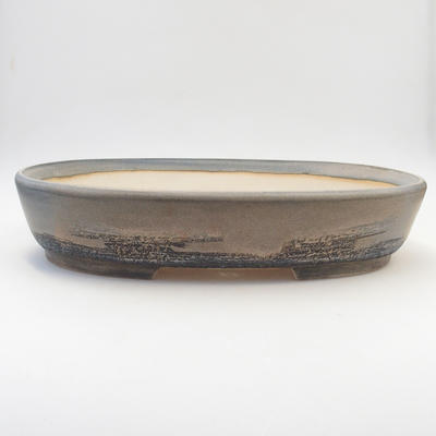 Bonsai bowl 38 x 29.5 x 7.5 cm, gray color - 1