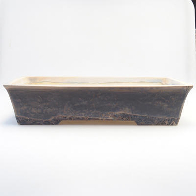 Bonsai bowl 42 x 31 x 9.5 cm, gray color - 1