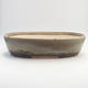 Bonsai bowl 38 x 30 x 9 cm, color gray-brown - 1/3