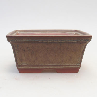 Bonsai bowl 14.5 x 12 x 7 cm, color brown - 1