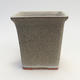 Bonsai bowl 11 x 11 x 11.5 cm, color gray - 1/3