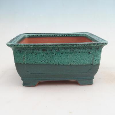 Bonsai bowl 23 x 23 x 10.5 cm, color green - 1