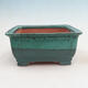 Bonsai bowl 23 x 23 x 10.5 cm, color green - 1/6