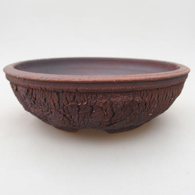 Ceramic bonsai bowl 15 x 15 x 4.5 cm, cracked color - 1