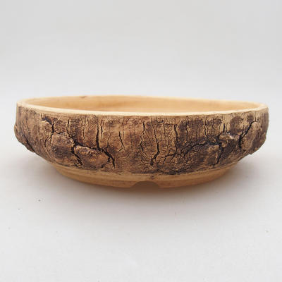 Ceramic bonsai bowl 15.5 x 15.5 x 4 cm, cracked color - 1
