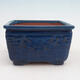 Bonsai bowl 16 x 16 x 9.5 cm, color blue - 1/6